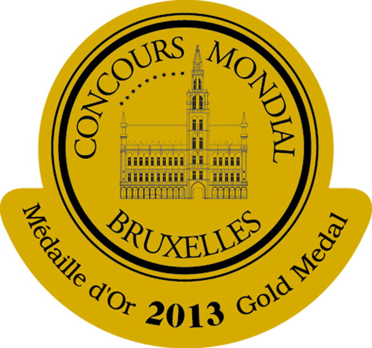 2008 vintage, awarded the Gold Medal at the 2013 Concours Mondial de Bruxelles, Bratislava (Slovakia).